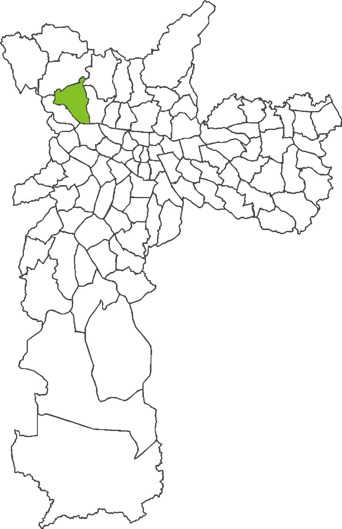 Bản đồ của Pirituba quận