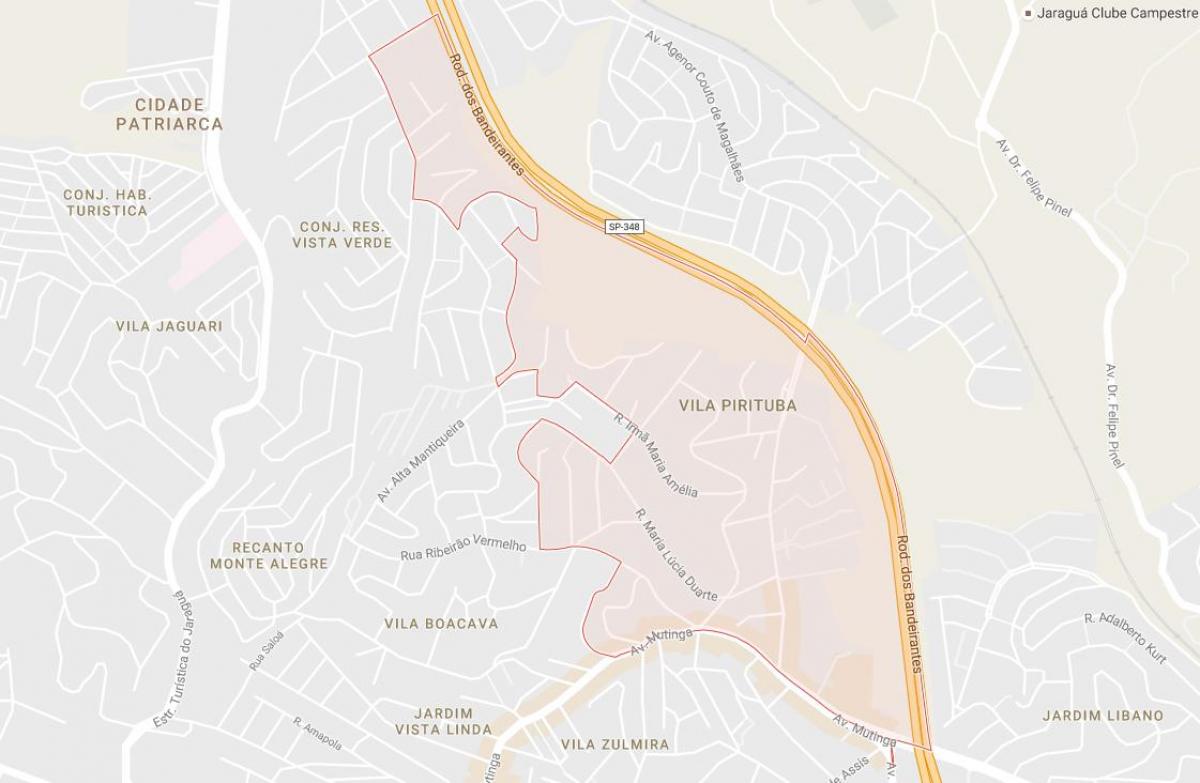 Bản đồ của Pirituba São Paulo