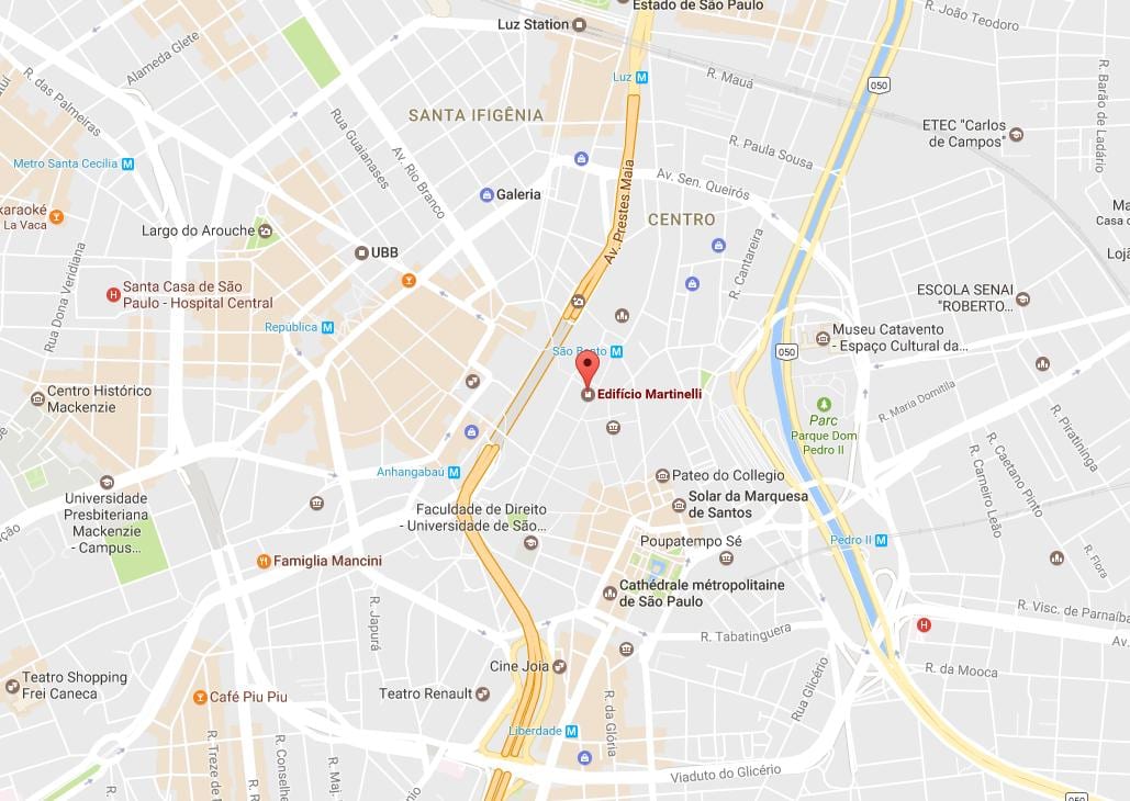 Bản đồ của Prédio chiến lợi phẩm