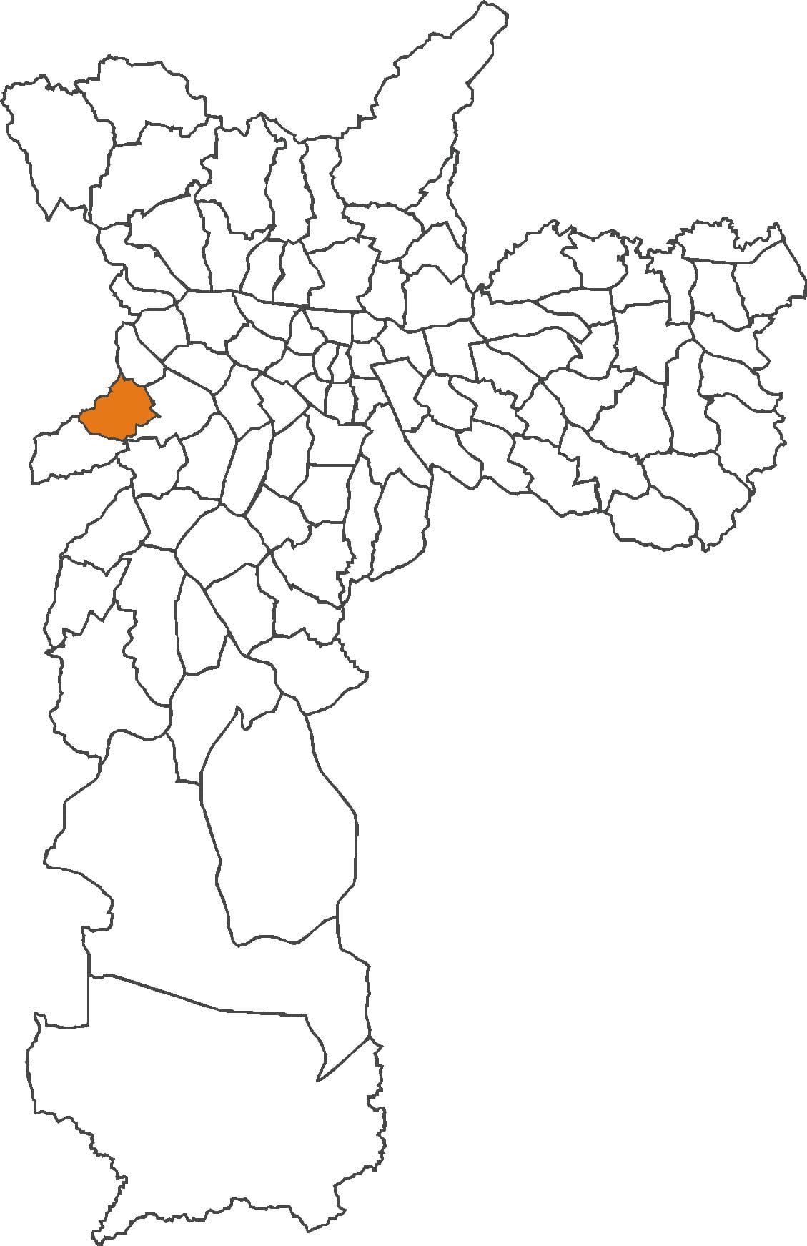 Bản đồ của Rio Pequeno quận