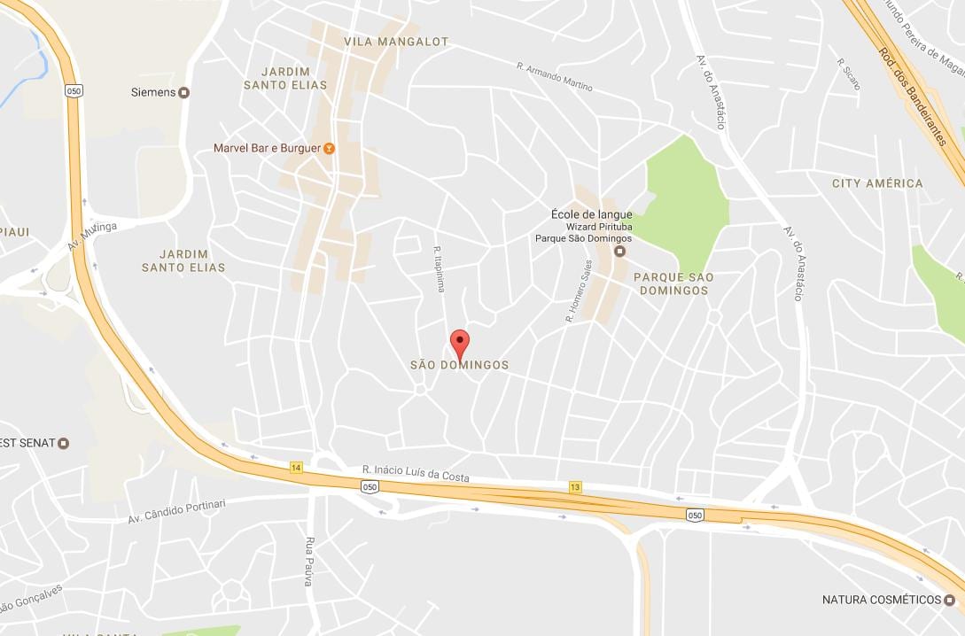 Bản đồ của São Domingos São Paulo