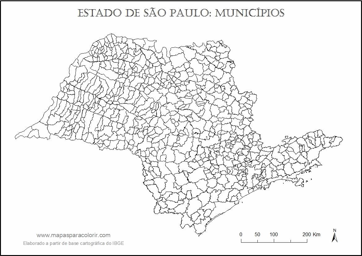 Bản đồ của São Paulo máu - thành phố