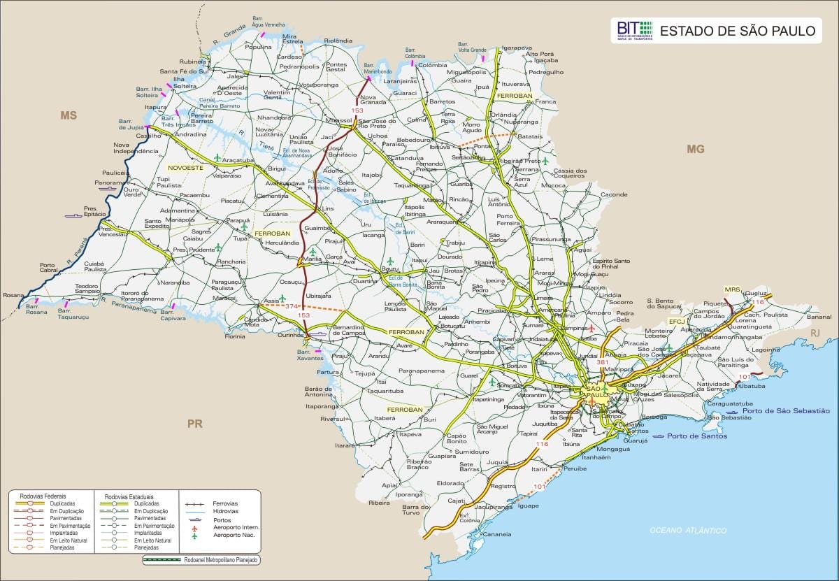 Bản đồ của São Paulo