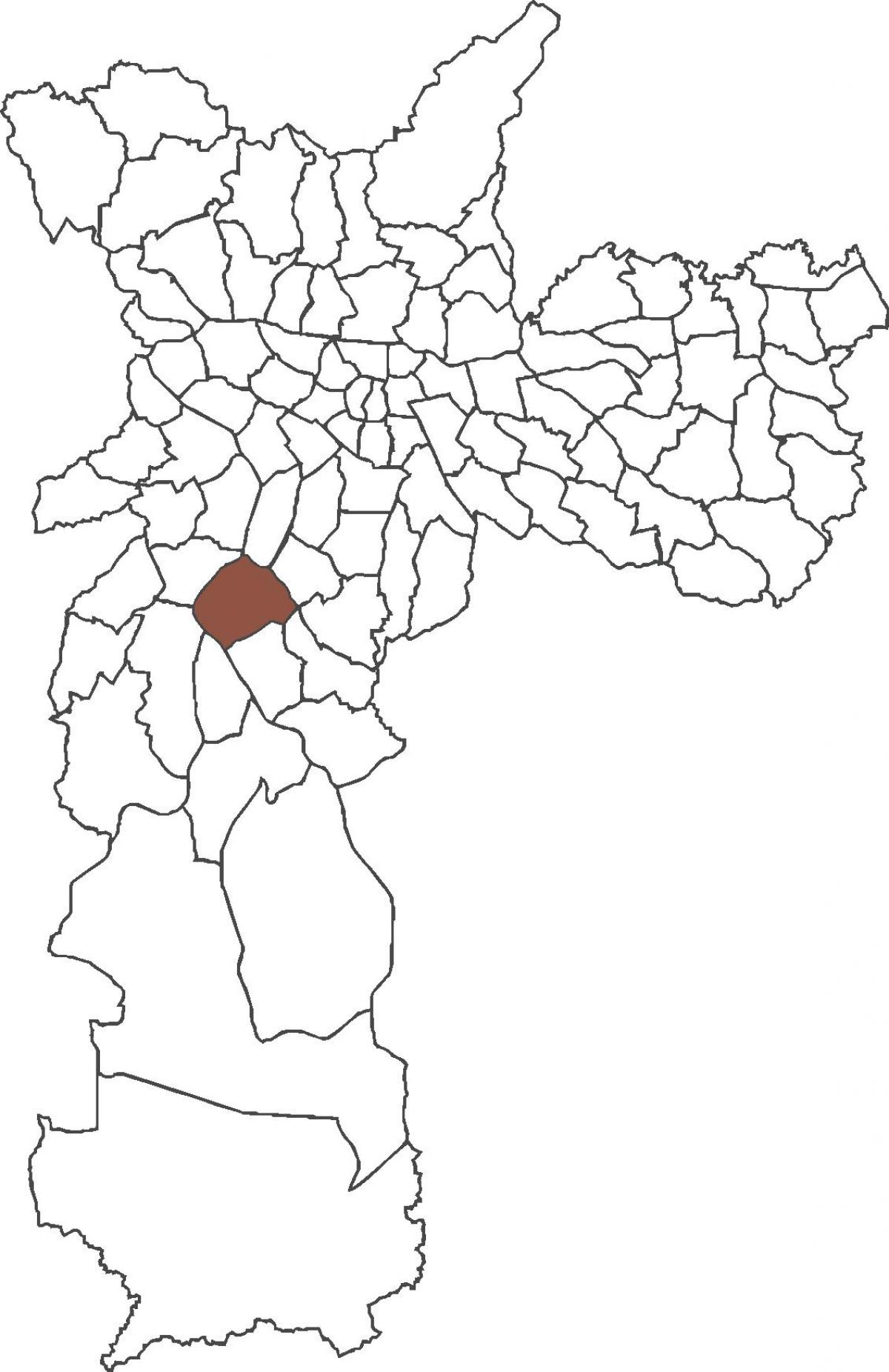 Bản đồ của Santo Tất quận