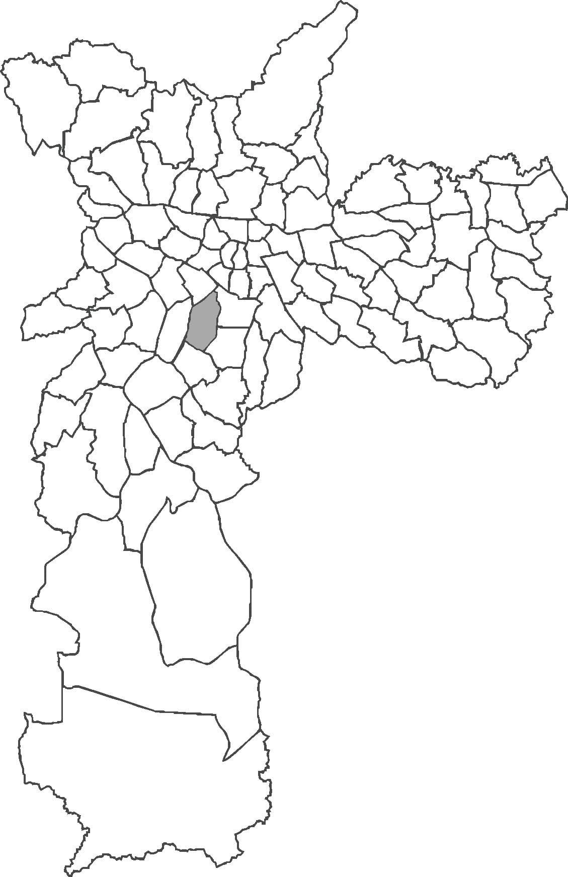 Bản đồ của sao paulo quận