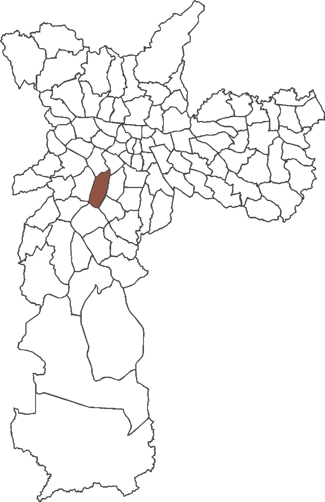 Bản đồ của sao paulo quận