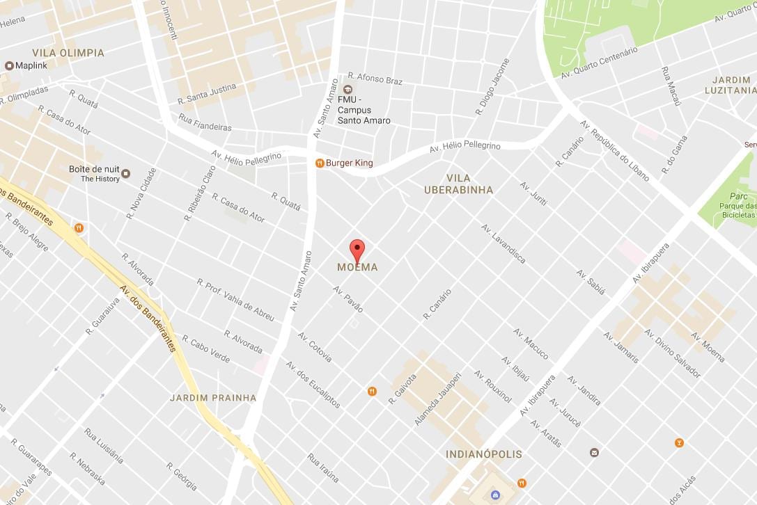Bản đồ của sao paulo São Paulo