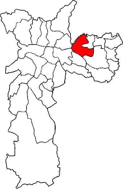 Bản đồ tây vọng dương phụ tỉnh São Paulo