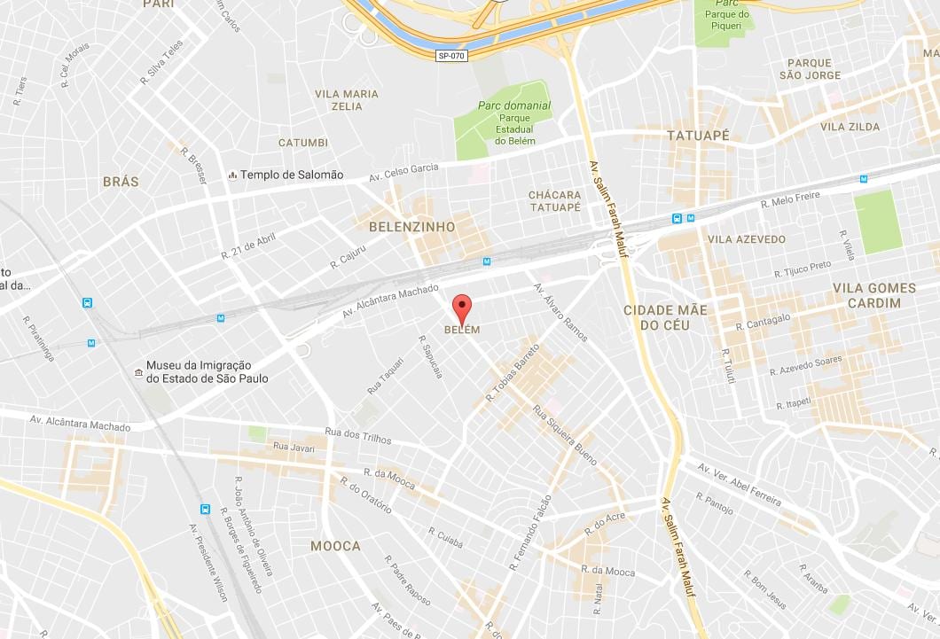 Bản đồ của Trường São Paulo