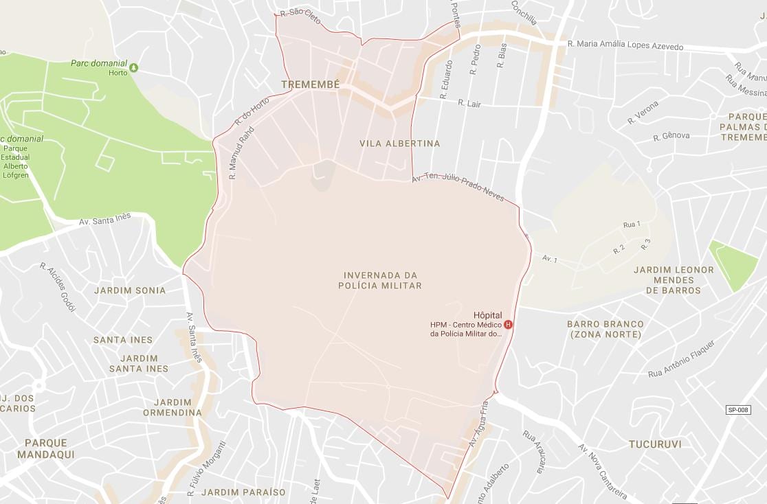 Bản đồ của Tremembé São Paulo