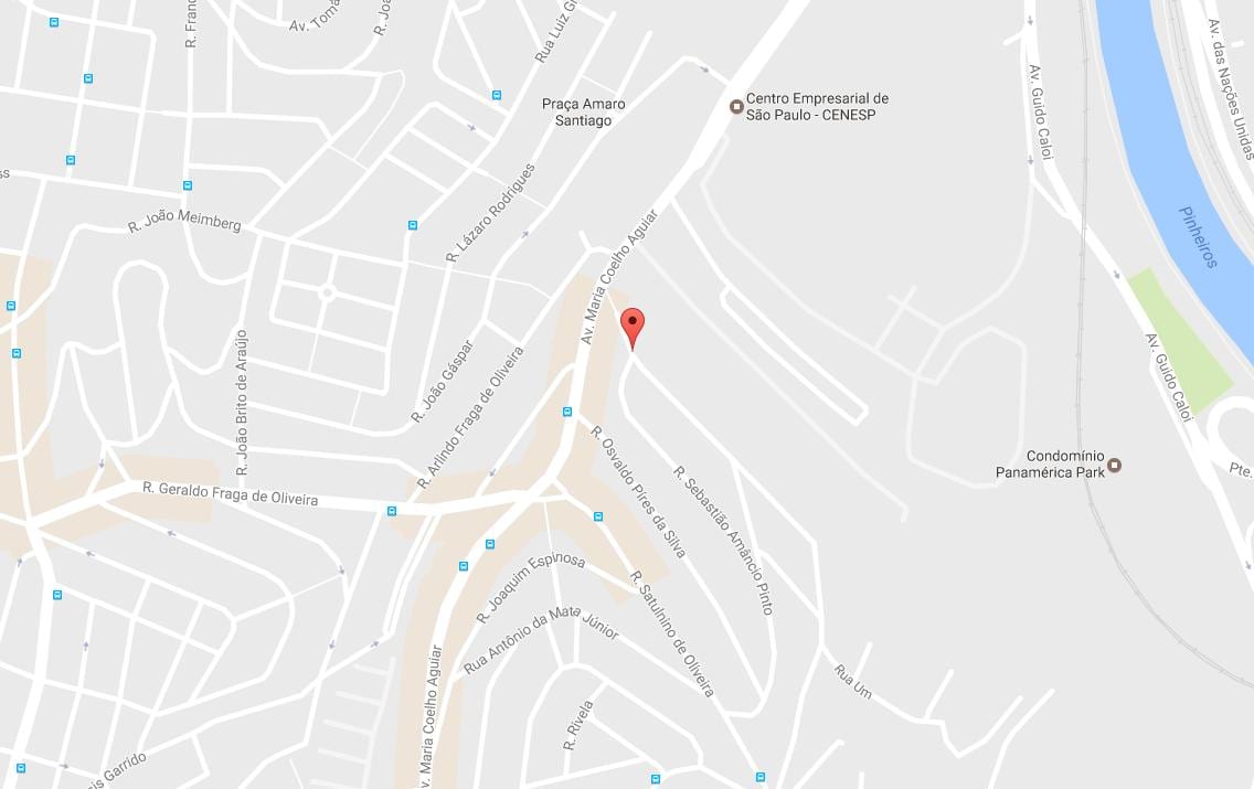 Bản đồ của Vườn São Luis São Paulo