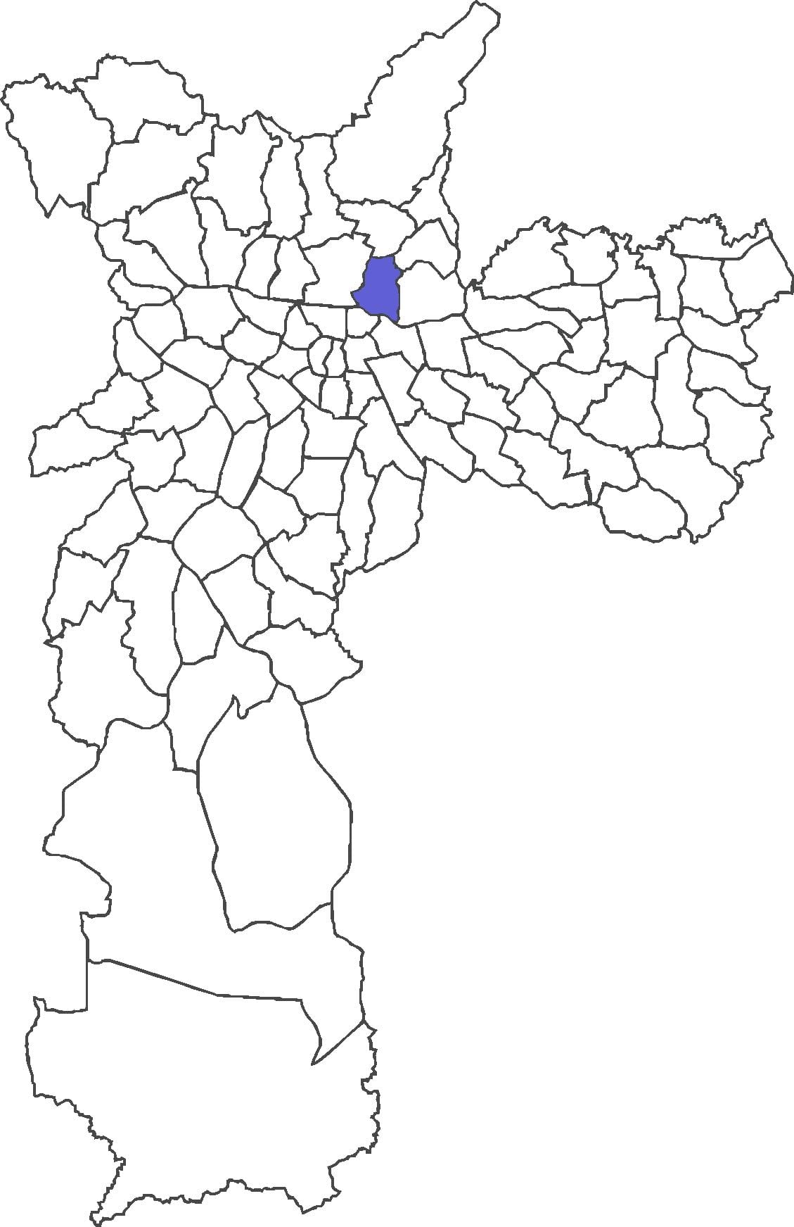 Bản đồ của Vila Guilherme quận