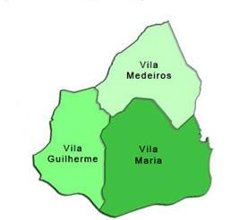 Bản đồ của Vila Maria phụ tỉnh