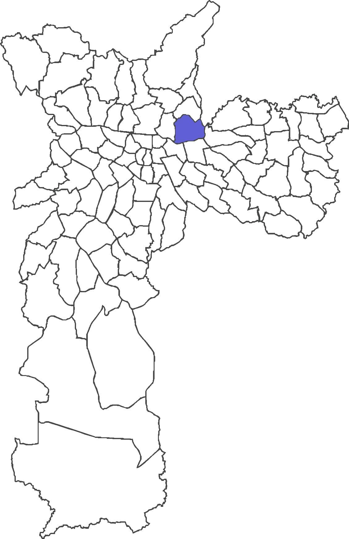 Bản đồ của Vila Maria quận