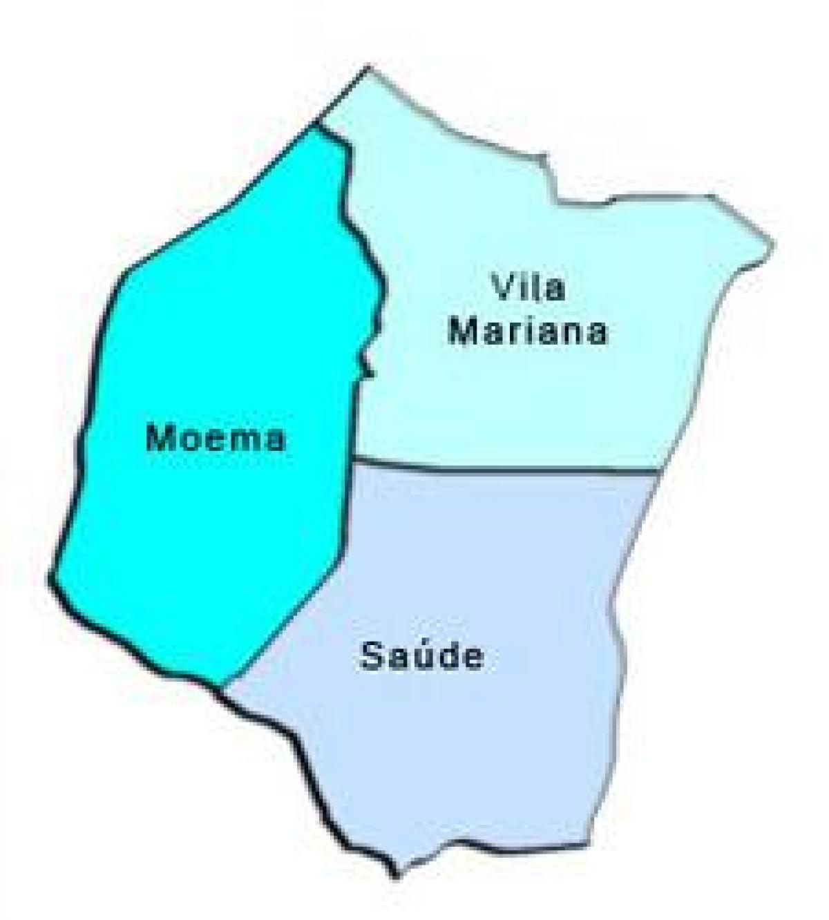 Bản đồ của Vila Mariana phụ tỉnh