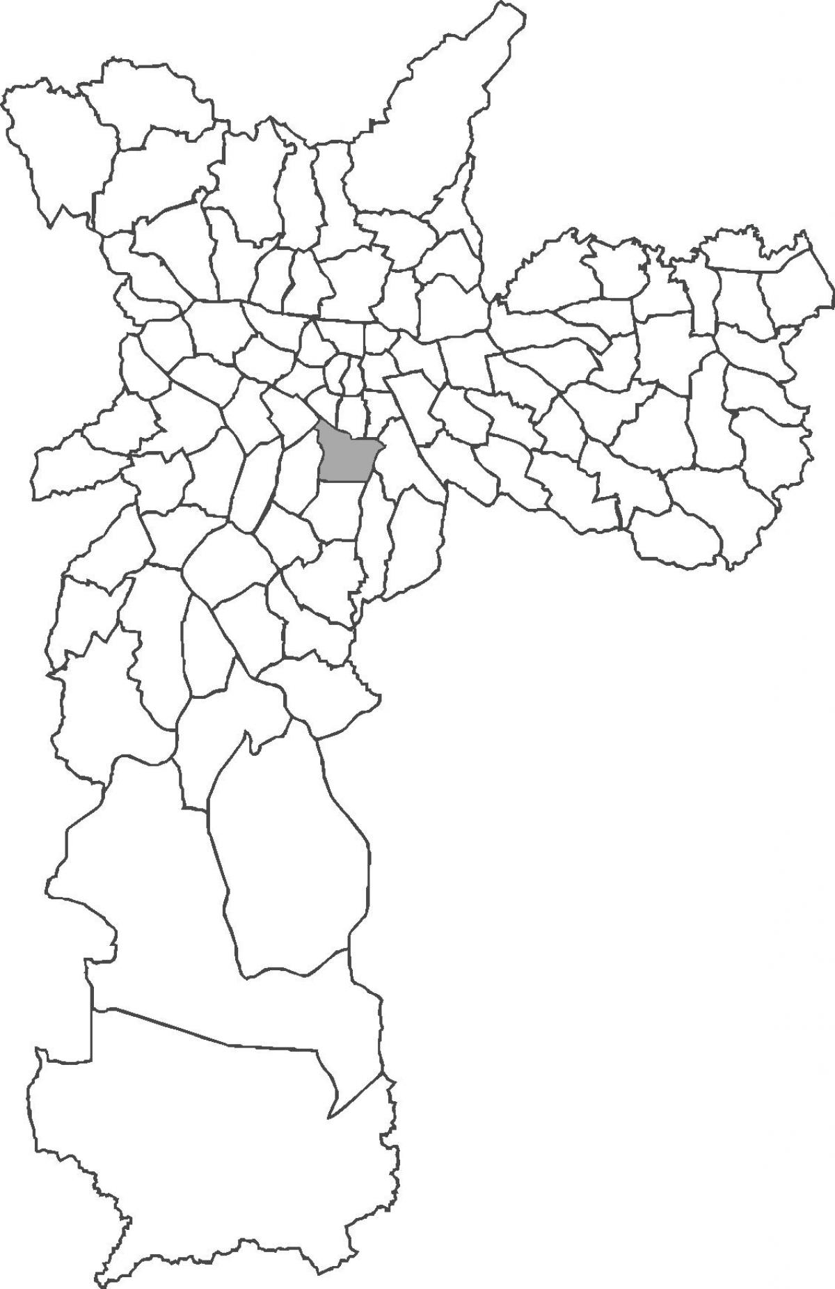 Bản đồ của Vila Mariana quận