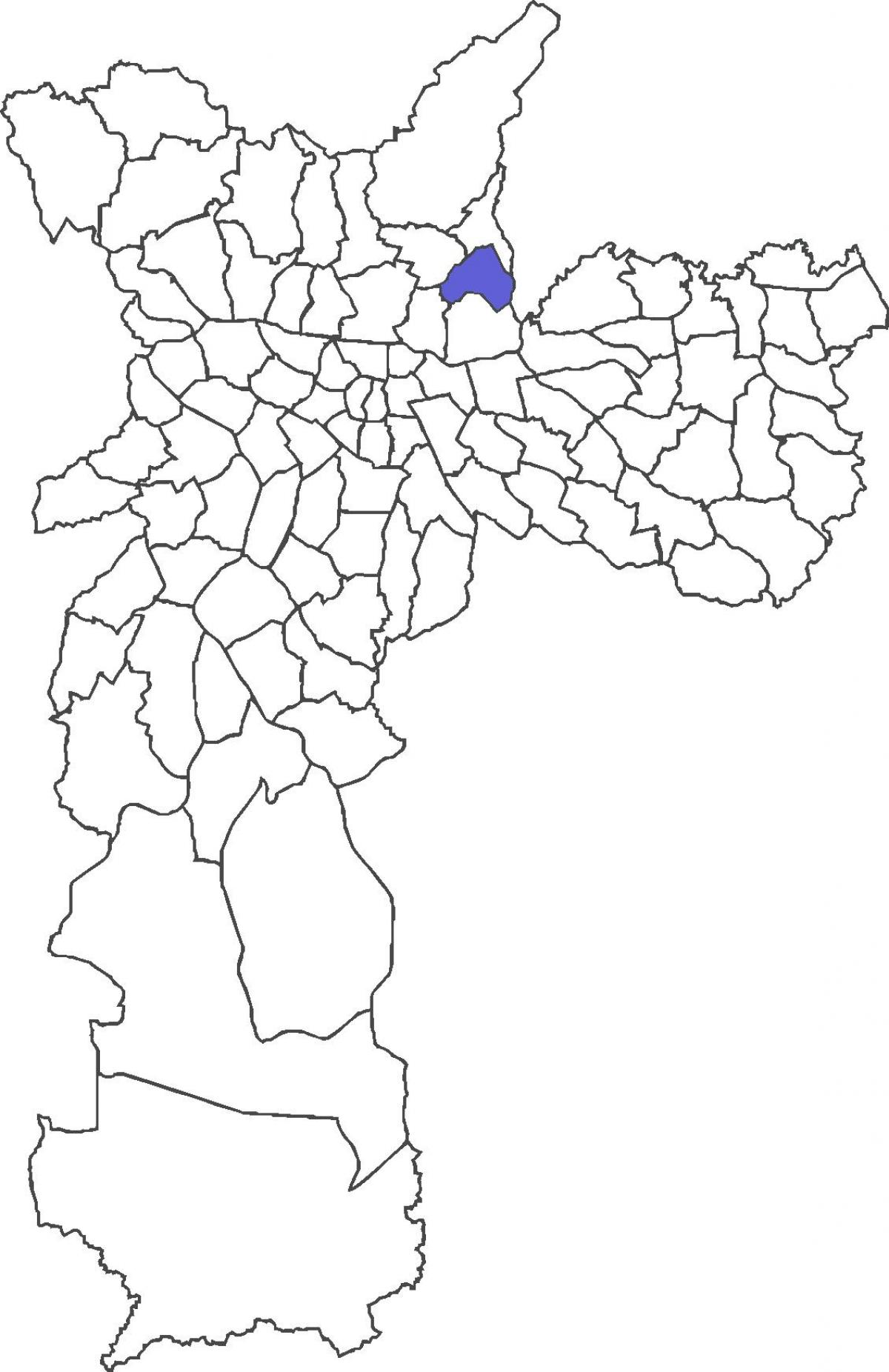 Bản đồ của Vila Medeiros quận