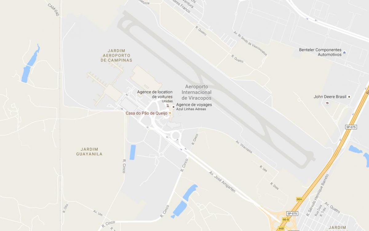 Bản đồ của đảng bộ Angeles sân bay