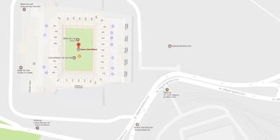 Bản đồ của đấu Trường Corinthians - Truy cập