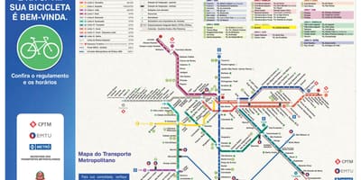 Bản đồ của đi xe đạp hướng dẫn São Paulo