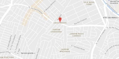 Bản đồ của Aricanduva São Paulo