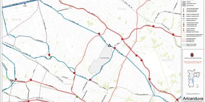 Bản đồ của Aricanduva-Vila Formosa São Paulo - Công vận chuyển