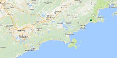 Bản đồ của bãi biển Almada