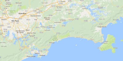 Bản đồ của bãi biển Enseada