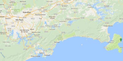 Bản đồ của bãi biển Guanxuma