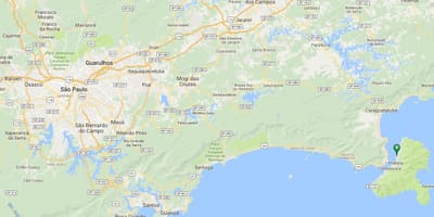 Bản đồ của bãi biển Pequeá