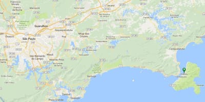 Bản đồ của bãi biển Perequê
