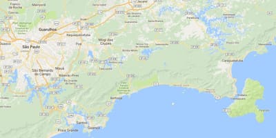 Bản đồ của bãi biển Perequê Mirim
