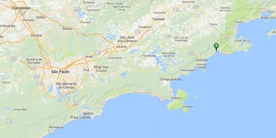 Bản đồ của bãi biển Puruba