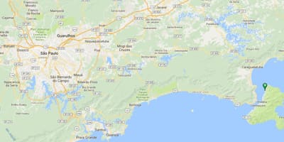 Bản đồ của bãi biển Siriúba