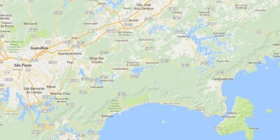 Bản đồ của bãi biển Tenório