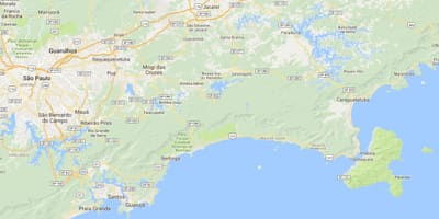 Bản đồ của bãi biển Thật Seca