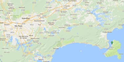 Bản đồ của bãi biển Vila