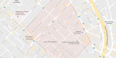 Bản đồ của Nước Rasa São Paulo