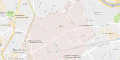 Bản đồ của Brás São Paulo