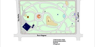 Bản đồ của Buenos Aires São Paulo park