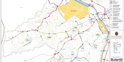 Bản đồ của Butantã São Paulo - Công vận chuyển