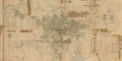 Bản đồ của cựu São Paulo - 1916