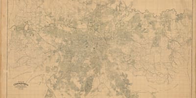 Bản đồ của cựu São Paulo - 1943