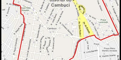 Bản đồ của Cambuci São Paulo