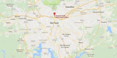 Bản đồ của Campo de Quang sân bay, - vị trí