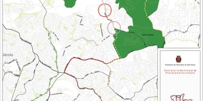 Bản đồ của Casa Verde São Paulo - Đường