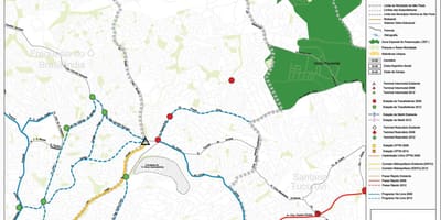 Bản đồ của Casa Verde São Paulo - Công vận chuyển