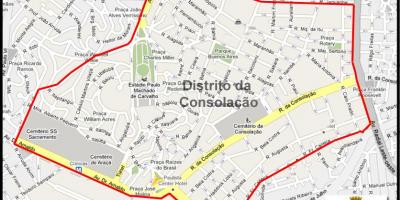 Bản đồ của Consolação São Paulo