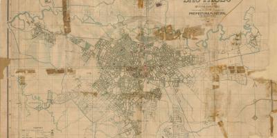 Bản đồ của cựu São Paulo - 1916