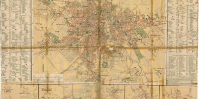 Bản đồ của cựu São Paulo - năm 1913